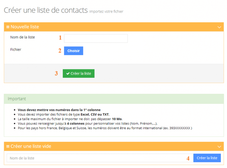 Comment gérer mes contacts depuis la plateforme SMSFactor