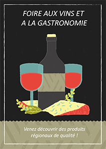 En plus d'avoir une belle affiche il faut communiquer grâce à une campagne sms pour foires aux vins et à la gastronomie auprès des visiteurs