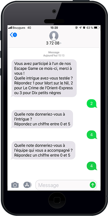 Découvrez notre exemple de sondage pour escape game
